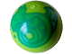 Part No: 32474pb028  Name: Technic Ball Joint with Curled Bright Green Dragon Pattern (Dungeons & Dragons Orb of Dragonkind)