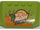 Part No: 52031pb207  Name: Wedge 4 x 6 x 2/3 Triple Curved with 'ViTA RUSH STUNTS' Logo Pattern (Sticker) - Set 60294