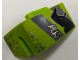 Part No: 61071pb015  Name: Technic, Panel Car Mudguard Left with Dark Bluish Gray and Lime Stripes, Rhino and 'OUTFUN' and Mud Splashes Pattern (Stickers) - Set 8496