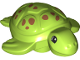 Part No: 84190pb01  Name: Duplo Turtle with Black Eyes and Dark Orange Spots Pattern