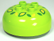 Part No: 98220pb05  Name: Duplo, Brick Round 4 x 4 Dome Top with 2 x 2 Studs with Green and Yellow Flower Pattern