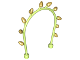 Part No: 45124pb01  Name: Duplo, Plant Vine Arch with Pearl Gold Buds Pattern