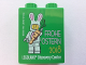 Part No: 4066pb486  Name: Duplo, Brick 1 x 2 x 2 with Frohe Ostern 2018 Legoland Discovery Centre Bunny Rabbit Costume Pattern