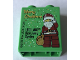 Part No: 4066pb552  Name: Duplo, Brick 1 x 2 x 2 with Merry Christmas 2019 Legoland Discovery Center Santa Pattern