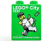 Part No: 4066pb790  Name: Duplo, Brick 1 x 2 x 2 with LEGO City 2023 LEGOLAND Discovery Centre Pattern