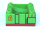 Part No: 51547pb01  Name: Duplo, Train Cab / Tender Base with Bottom Tube and Thomas & Friends Percy Pattern