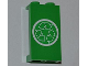 Part No: 87544pb006  Name: Panel 1 x 2 x 3 with Side Supports - Hollow Studs with Recycling Arrows on Green Background Pattern (Sticker) - Set 4432