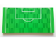 Part No: 90498pb16  Name: Tile 8 x 16 with Bottom Tubes, Textured Surface with Soccer (Football) Pitch Goal Box and Penalty Area Pattern
