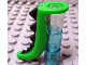 Part No: 95323pb01  Name: Minifigure Costume Tail Lizard with Scales Pattern and Dark Green Horns