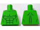 Part No: 973pb1179  Name: Torso Bare Chest with Body Lines Both Sides Pattern (Hulk)