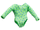 Part No: x1365px2  Name: Scala, Clothes Female Leotard with Blue Dots Pattern (Youth)