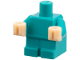 Part No: 25128pb003  Name: Body Baby / Toddler with Fixed Arms with Molded Light Nougat Hands Pattern