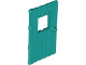 Part No: 5466  Name: Door 1 x 4 x 6 with Window and Stud Handle