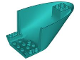 Part No: 87616  Name: Aircraft Fuselage Aft Section Curved Bottom 6 x 10