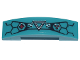 Part No: 93273pb144  Name: Slope, Curved 4 x 1 x 2/3 Double with Ninjago Prime Empire Logo, Black Hexagons and Red Video Game Controller Buttons Pattern (Sticker) - Set 71741