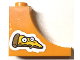 Part No: 18653pb004  Name: Arch 1 x 3 x 2 Inverted with Pizza Slice with Face on White Background Pattern (Sticker) - Set 41704