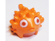 Part No: 25742c01pb01  Name: Minifigure, Headgear Mask Puffer Fish with Spikes and Fins, Trans-Clear Visor, White Eyes Pattern