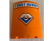 Part No: 30562pb052  Name: Cylinder Quarter 4 x 4 x 6 with 'COAST GUARD' and Logo Pattern (Stickers) - Set 4210