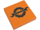 Part No: 3068pb2566  Name: Tile 2 x 2 with Black Spanner Wrench and Wheel Pattern