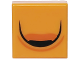 Part No: 3070pb404  Name: Tile 1 x 1 with Black and Reddish Orange Curved Air Intake Pattern