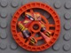 Part No: 32358pb01  Name: Technic, Disk 5 x 5 - RoboRider Talisman Wheel, Flame Mold with Robot Pattern