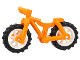 Part No: 36934c07  Name: Bicycle Heavy Mountain Bike with White Wheels and Black Tires (36934 / 50862 / 50861)