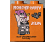 Part No: 4066pb894  Name: Duplo, Brick 1 x 2 x 2 with MONSTER PARTY 2025 LEGO Discovery Centre Hamburg Pattern