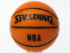 Part No: 43702pb01  Name: Ball, Sports Basketball with 'SPALDING' and 'NBA' Pattern