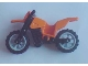 Part No: 50860c02  Name: Motorcycle Dirt Bike with Black Chassis (Undetermined Fairing Mounts) and Light Bluish Gray Wheels