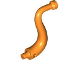 Part No: 80497  Name: Elephant Tail / Trunk with Bar End - Long Straight Tip