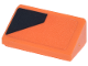 Part No: 85984pb485L  Name: Slope 30 1 x 2 x 2/3 with Black Angled Panel Pattern Model Left Side (Sticker) - Set 77251