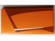 Part No: 87079pb1256L  Name: Tile 2 x 4 with White Stripe and Dark Orange Pattern Model Left Side (Sticker) - Set 75880
