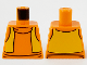 Part No: 973pb4067  Name: Torso Turtleneck with Bright Light Orange Vest Pattern