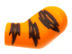 Part No: 981pb259  Name: Arm, Left with 3 Black Stripes (Tiger) Pattern