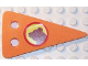 Part No: bb0326pb02  Name: Foam Scala Flag Triangular with Bear Head Pattern on Both Sides (Stickers) - Set 3148
