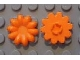 Part No: clikits020u  Name: Clikits, Icon Flower 10 Petals 2 x 2 Large with Pin (Undetermined Type)