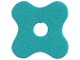 Part No: 3151foam02b  Name: Foam Part for Set 3151 - Scala Flower with 4 Petals and Hole
