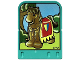 Part No: 42181pb01  Name: Story Builder Crazy Castle Card with Horse with Barding Pattern
