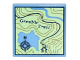 Part No: 3068pb1011  Name: Tile 2 x 2 with Map Topographical Trail with Compass Rose and 'Greeble Trail' Pattern