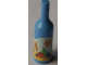 Part No: 33011bpb02  Name: Scala Accessories Bottle Wine with Label with Wheat and Fruit Pattern (Sticker) - Set 3148