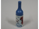Part No: 33011bpb05  Name: Scala Accessories Bottle Wine, Label with White Cat and Brown Dog Pattern (Sticker) - Set 3110