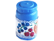 Part No: 33011cpb05  Name: Scala Accessories Jar Jam / Jelly with Orange, Grapes, and Strawberries on Label Pattern (Sticker) - Sets 3115 / 3243