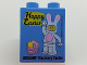 Part No: 4066pb648  Name: Duplo, Brick 1 x 2 x 2 with Happy Easter LEGOLAND Discovery Center Pattern