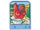 Part No: 42181pb02  Name: Story Builder Farmyard Fun Card with Hen, Bucket of Water, and Corn Pattern