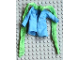 Part No: 71256  Name: Scala, Clothes Female Jacket with Medium Green Scarf