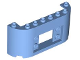 Part No: 7855  Name: Panel 2 x 8 x 3 with 2 x 2 Cutout with 2 Studs on Each Side