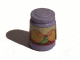 Part No: 33011cpb03  Name: Scala Accessories Jar Jam / Jelly, Yellow Label with Lemons Pattern (Sticker) - Set 3205