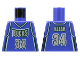 Part No: 973bpb135  Name: Torso NBA Milwaukee Bucks #34 Pattern