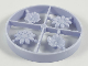 Part No: x10  Name: Scala Accessories - Complete Sprue - Flowers (2 each of Types 2 & 3)
