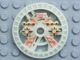 Part No: 32303pb01  Name: Technic, Disk 5 x 5 - RoboRider Talisman Wheel, Blazooka Mold with Robot Pattern
